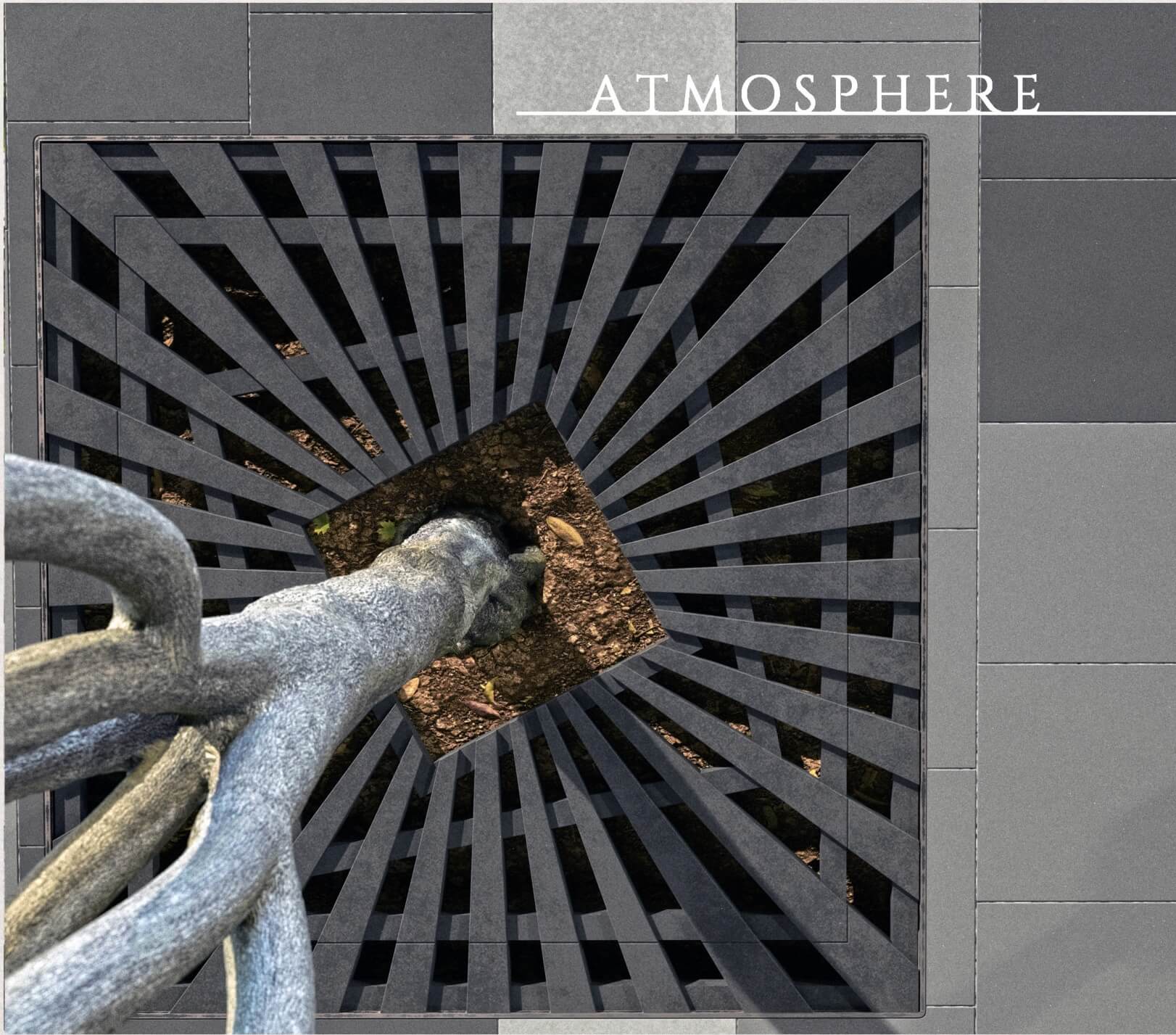 Приствольная решетка для дерева ZKING ATMOSPHERE 1.2х1.2м Черная в Владивостоке фото