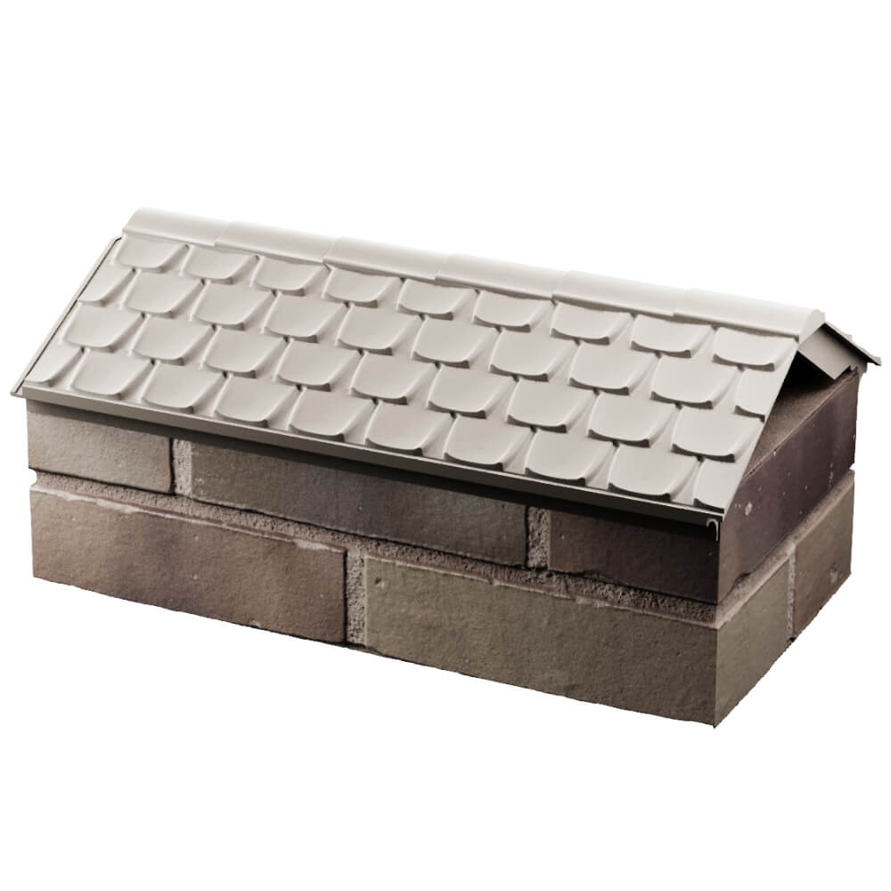 Парапет Zking Эльбрус Бежевый с посадкой на 1 кирпич (255мм) в Владивостоке фото