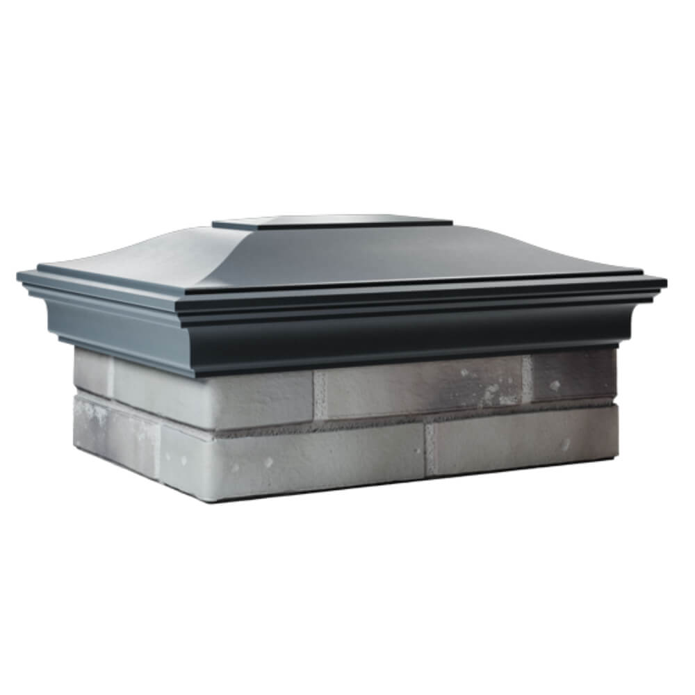 Колпак Zking Монблан Серый на столб 2х1.5 кирпича (515х385мм) в Владивостоке фото