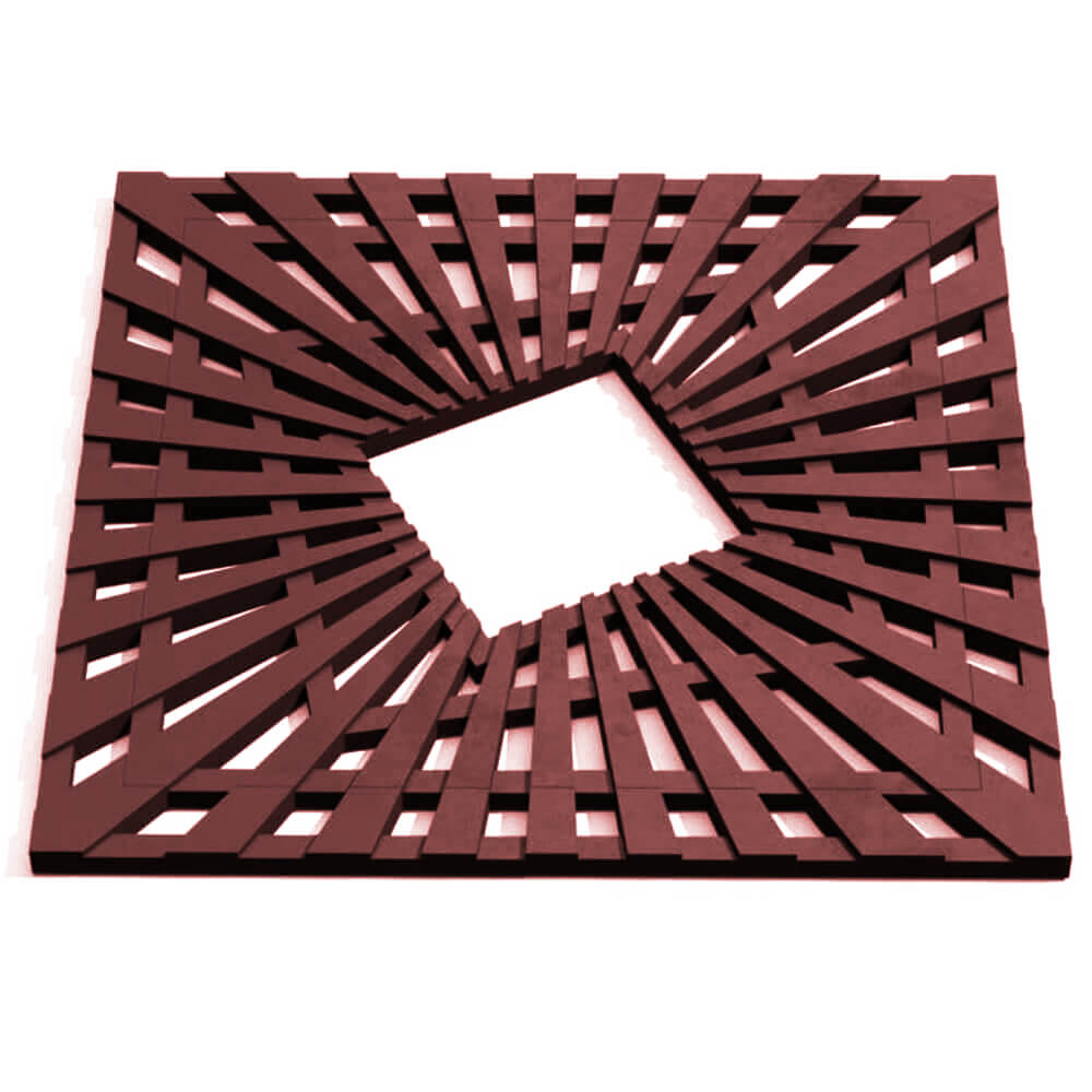 Приствольная решетка для дерева ZKING ATMOSPHERE 1.2х1.2м Коричневая Владивосток фото