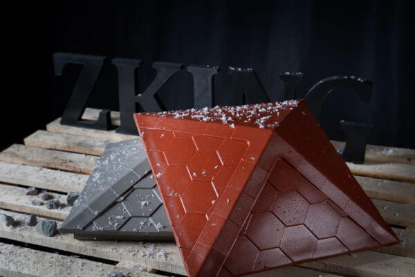 Колпак Zking Эверест Красный на столб 1.5х1.5 кирпича (390х390мм) в Владивостоке фото