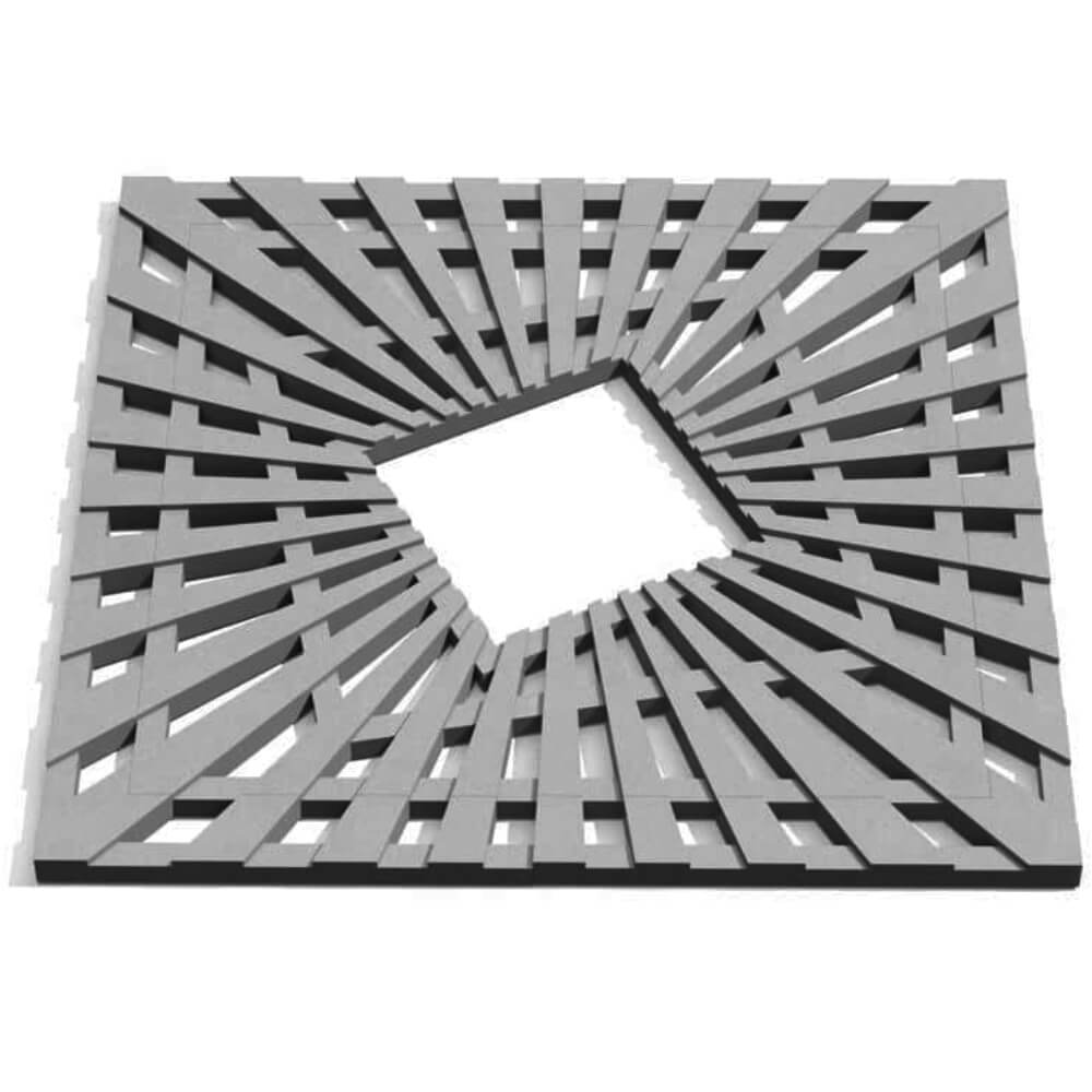 Приствольная решетка для дерева ZKING ATMOSPHERE 1.2х1.2м Серая Владивосток фото