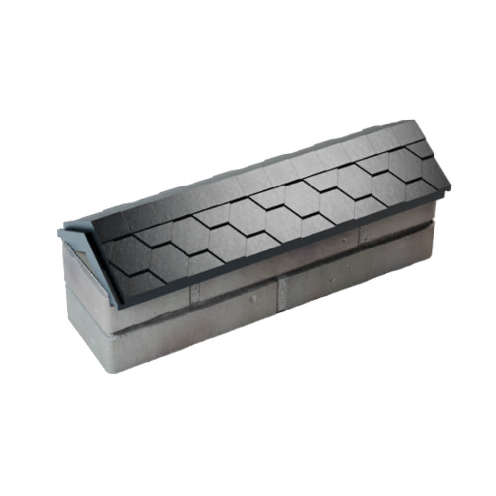 Парапет Zking Эверест Черный с посадкой на 0.5 кирпича (130мм) в Владивостоке фото