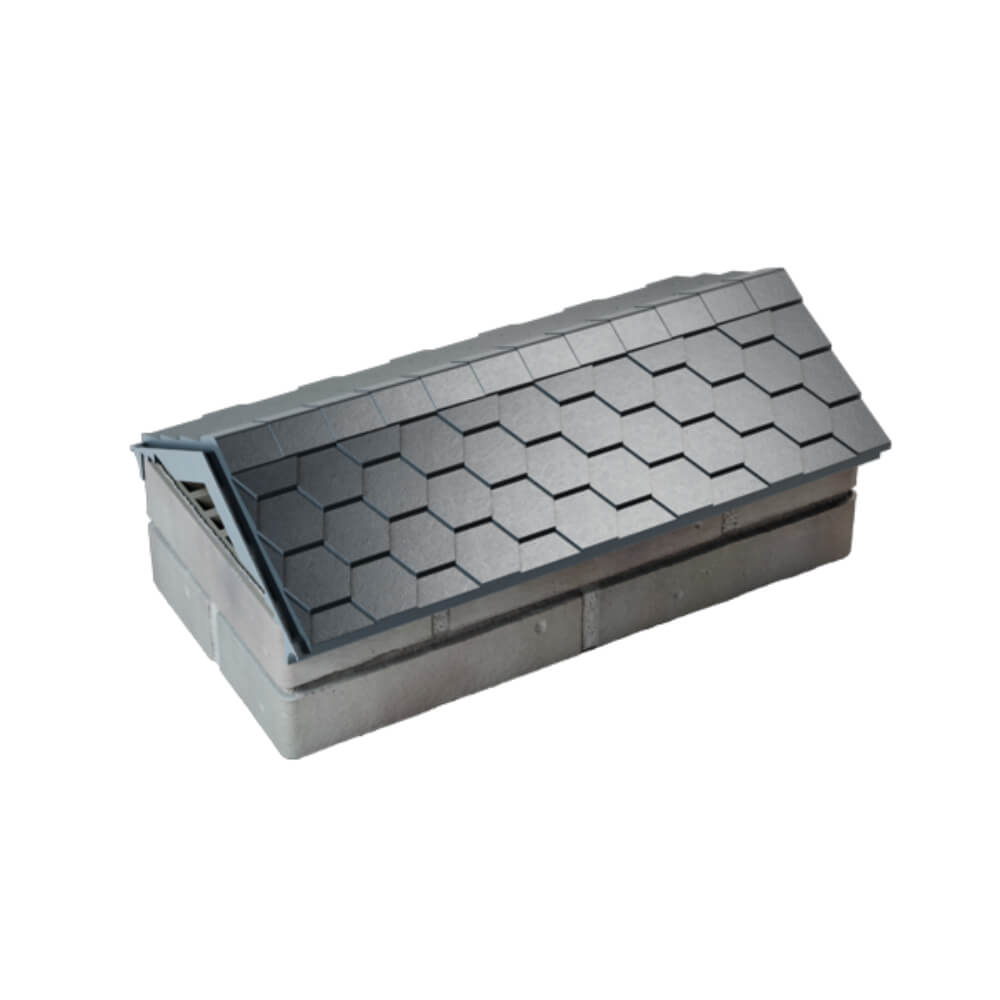 Парапет Zking Эверест Серый с посадкой на 1 кирпич (200/225/255мм) в Владивостоке фото