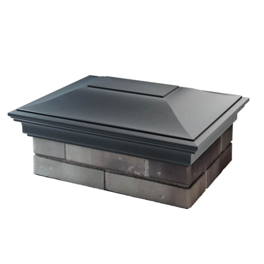 Колпак Zking Монблан Серый на столб 2х1.5 кирпича (515х385мм) в Владивостоке фото