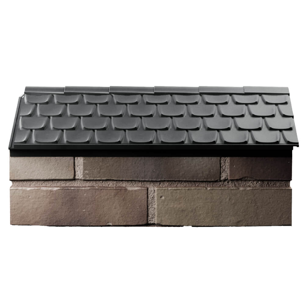 Парапет Zking Эльбрус Серый с посадкой на 1 кирпич (255мм) в Владивостоке фото