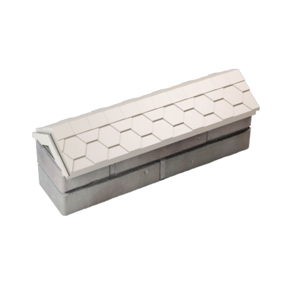 Парапет Zking Эверест Бежевый с посадкой на 0.5 кирпича (130мм) в Владивостоке фото