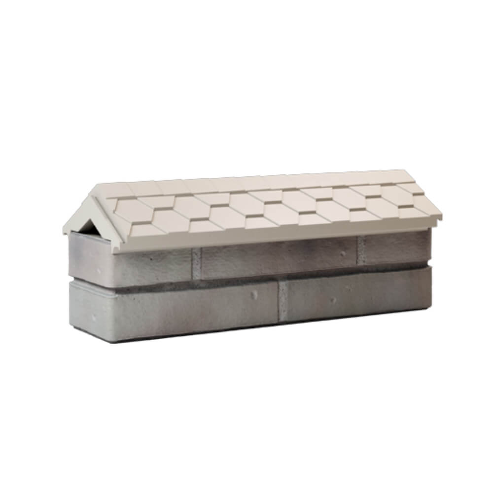 Парапет Zking Эверест Бежевый с посадкой на 0.5 кирпича (130мм) Владивосток фото