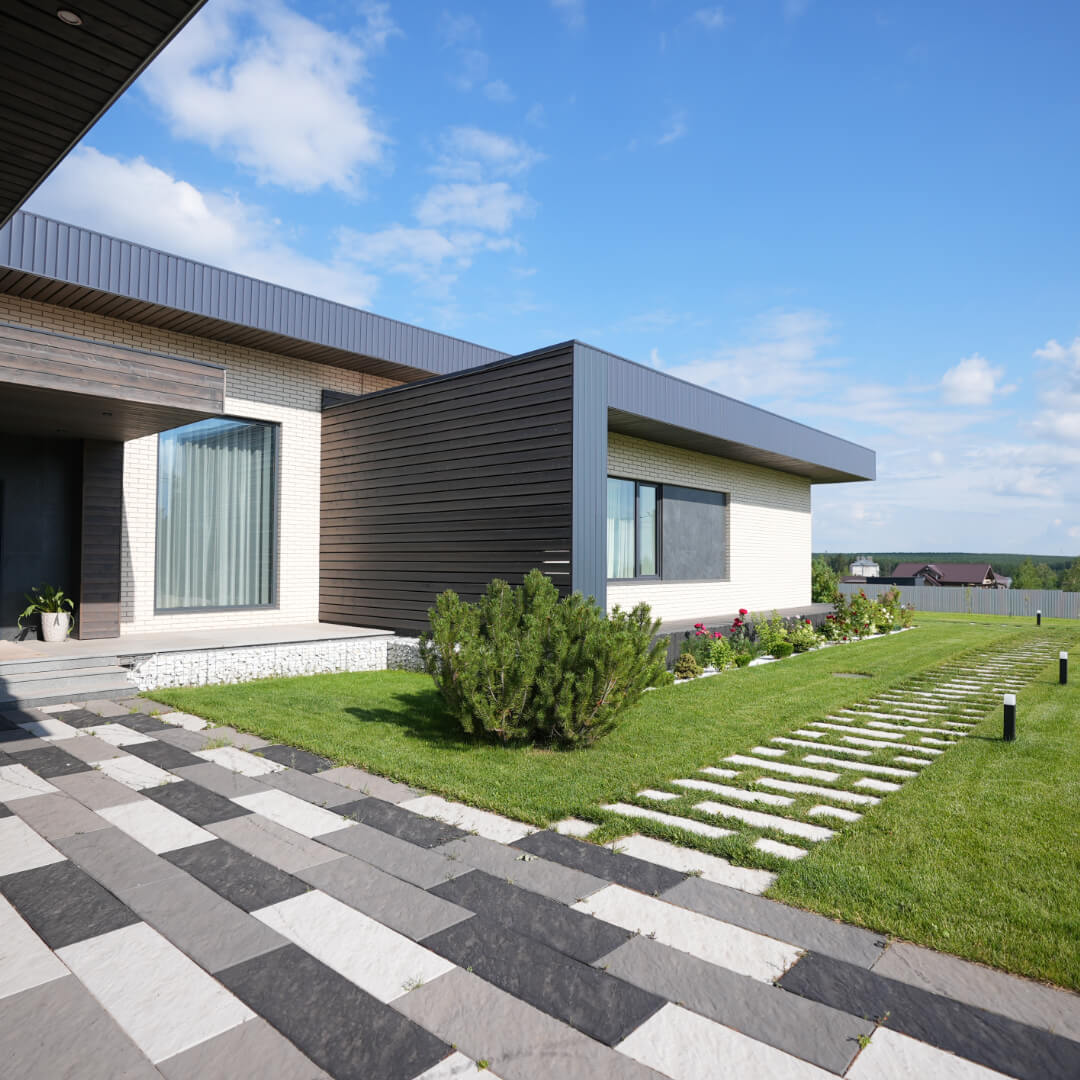 Шаговая плита STONE Светлая Галька 990х330х55мм в Владивостоке фото