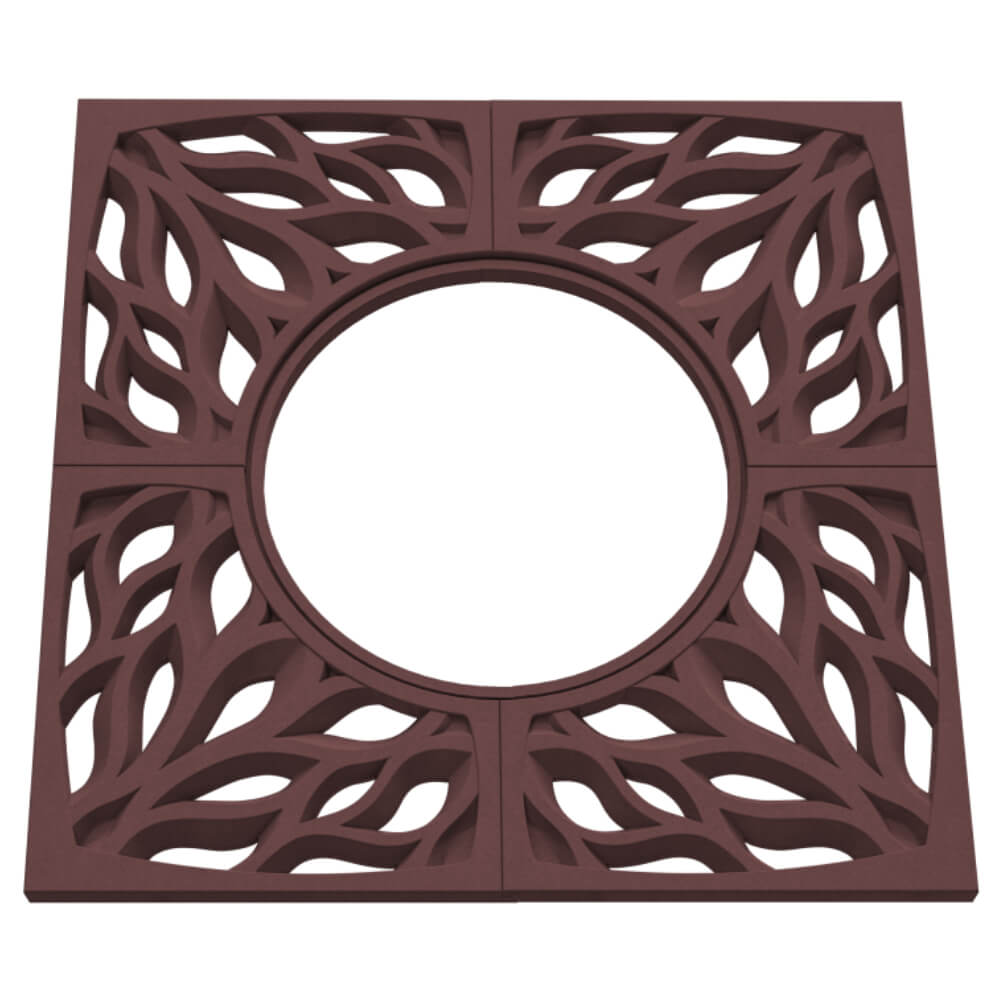 Приствольная решетка для дерева ZKING CRUST 1.2х1.2м Коричневая в Владивостоке фото