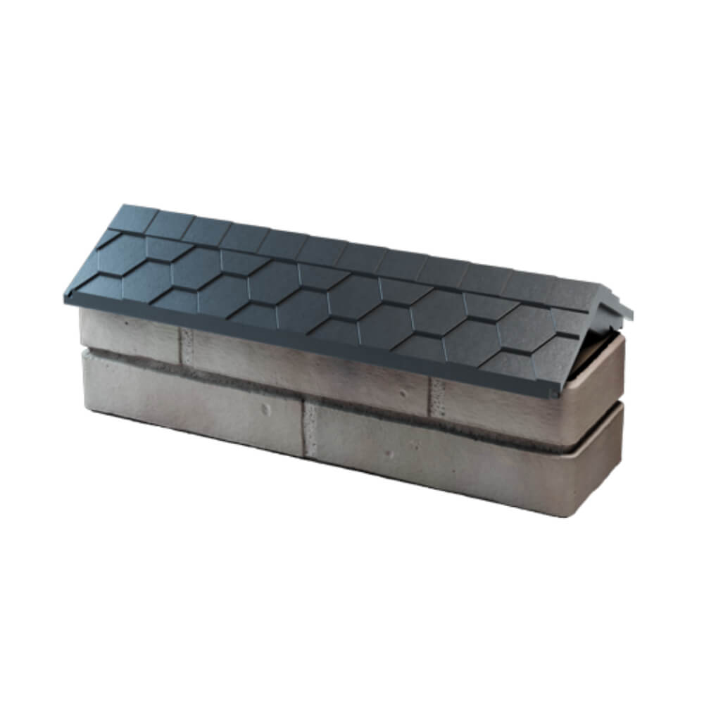 Парапет Zking Эверест Серый с посадкой на 0.5 кирпича (130мм) в Владивостоке фото