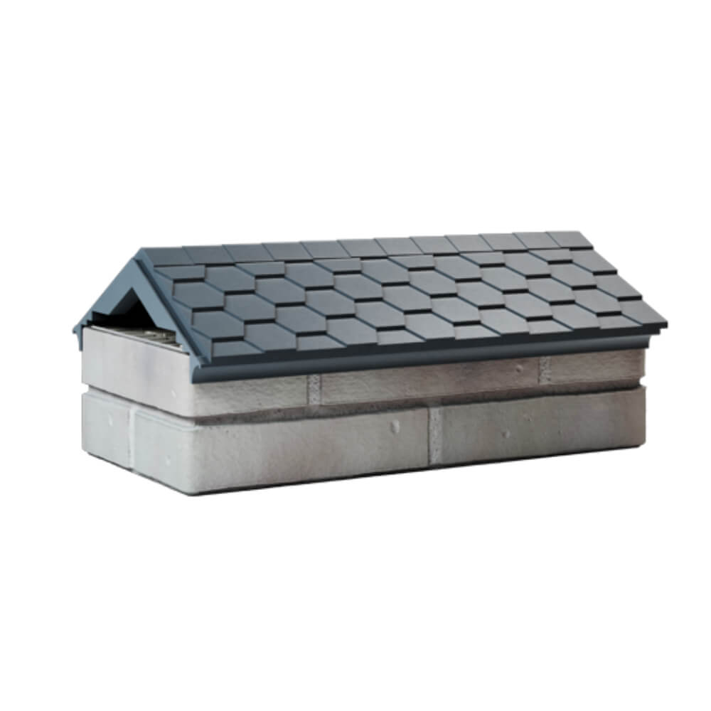 Парапет Zking Эверест Серый с посадкой на 1 кирпич (200/225/255мм) Владивосток фото