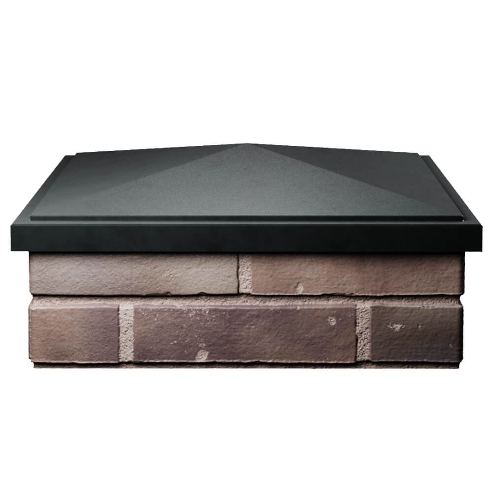 Колпак Zking БонаМоно Черный на столб 2х2 кирпича (515х515, 530х530мм) Владивосток фото