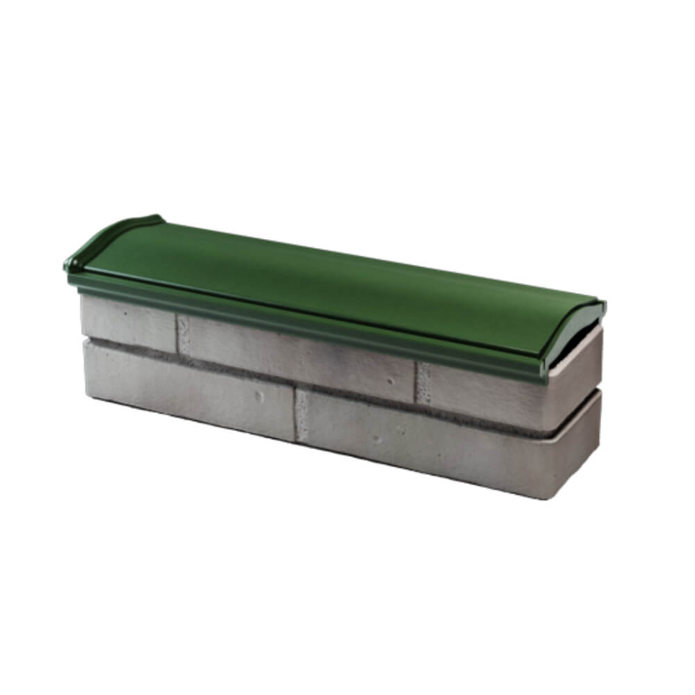 Парапет Zking Монблан Зеленый посадка на 0.5 кирпича (130мм) в Владивостоке фото