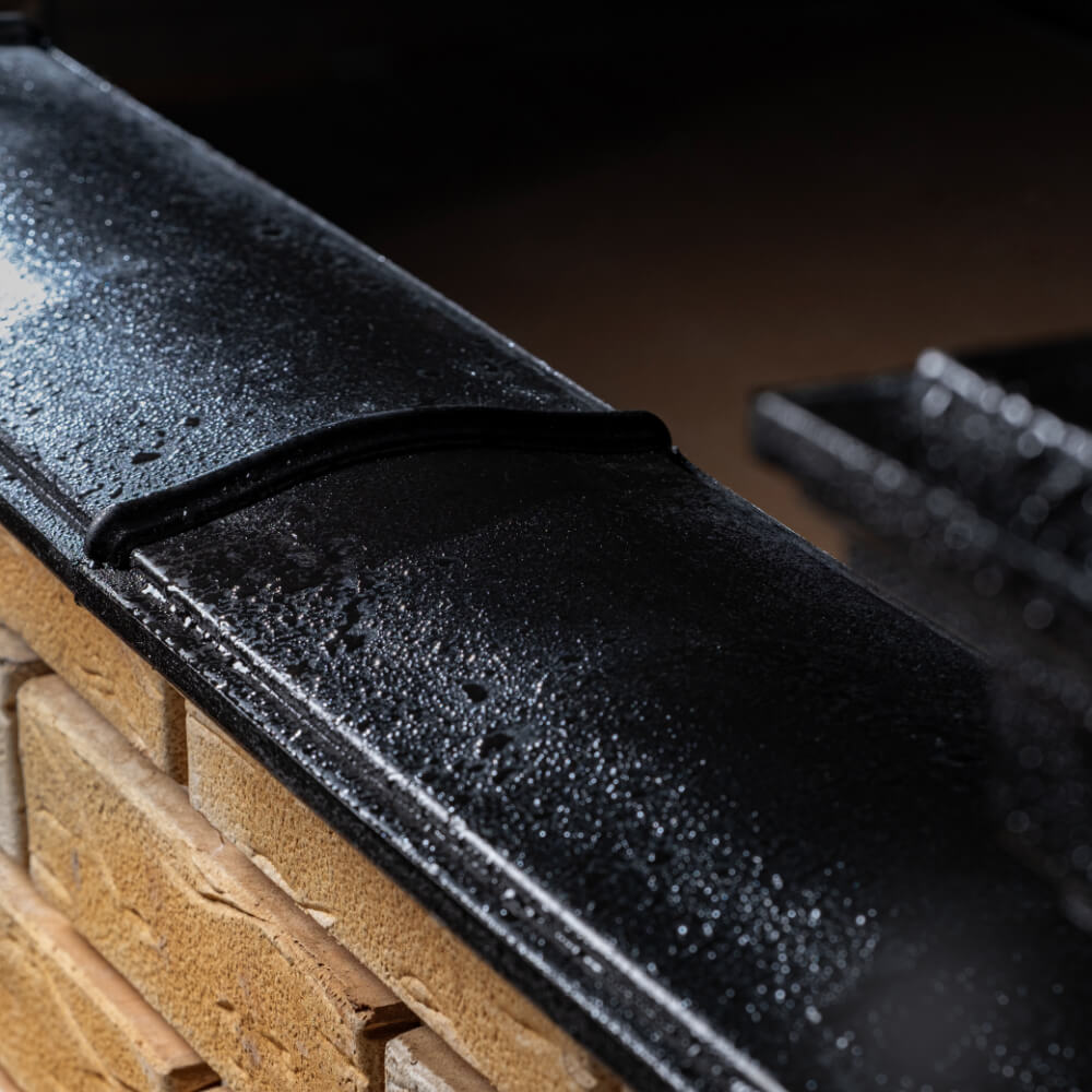 Парапет Zking Монблан Черный посадка на 0.5 кирпича (130мм) в Владивостоке фото