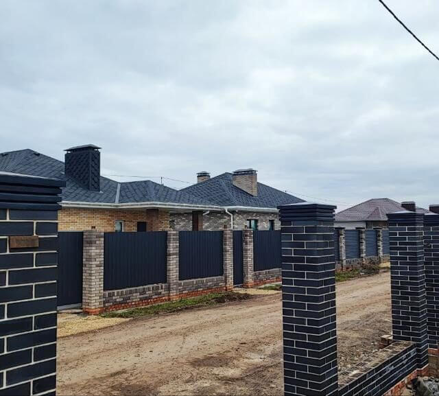 Колпак Zking Бона ХайТек Серый на столб 1.5х1.5 кирпича (385х385мм) в Владивостоке фото