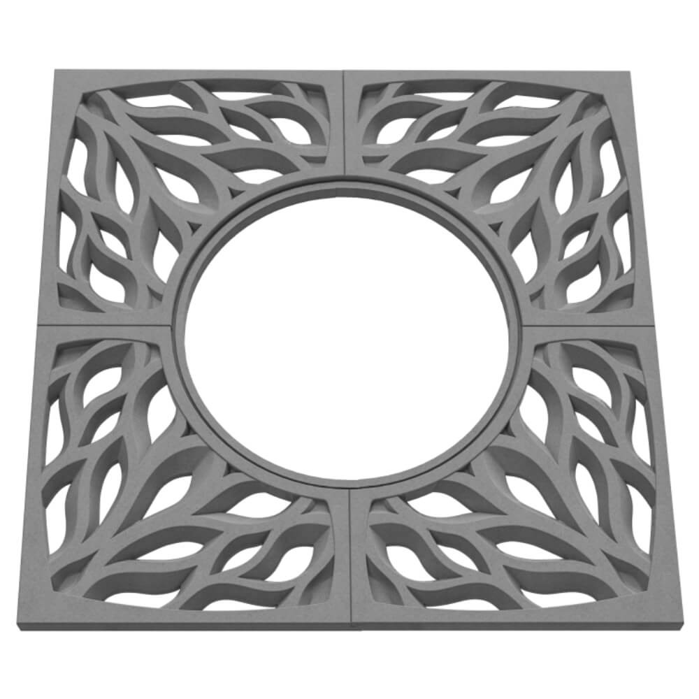 Приствольная решетка для дерева ZKING CRUST 1.2х1.2м Серая в Владивостоке фото