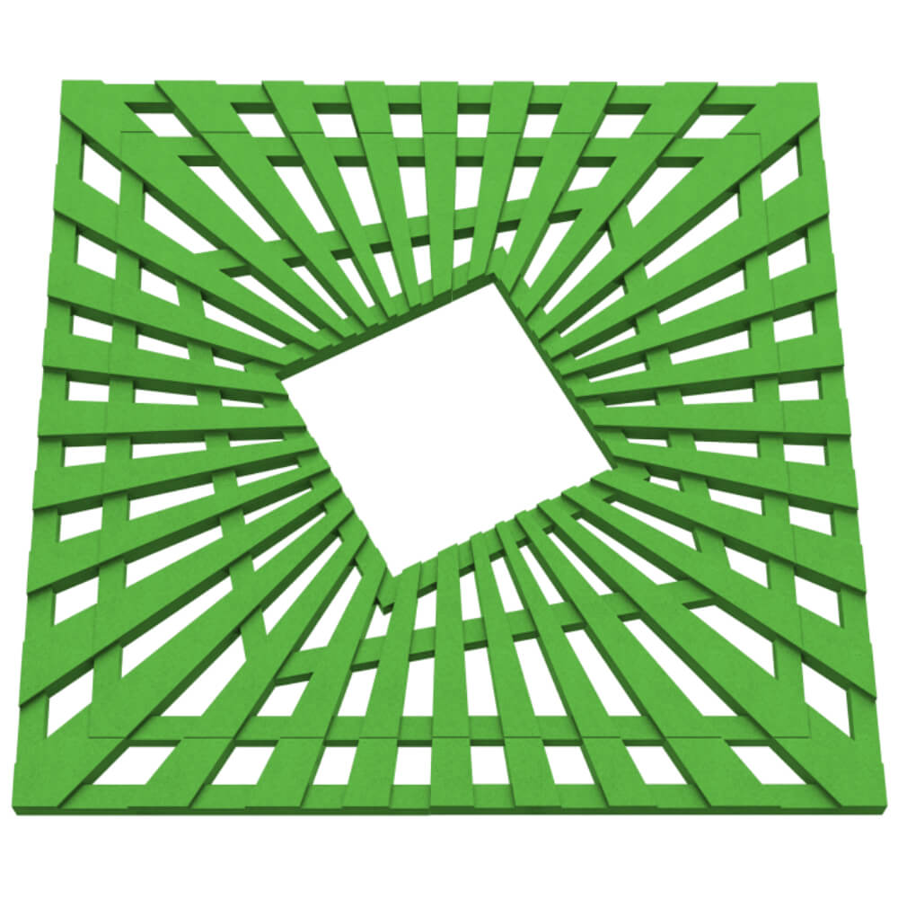 Приствольная решетка для дерева ZKING ATMOSPHERE 1.2х1.2м Зеленая в Владивостоке фото