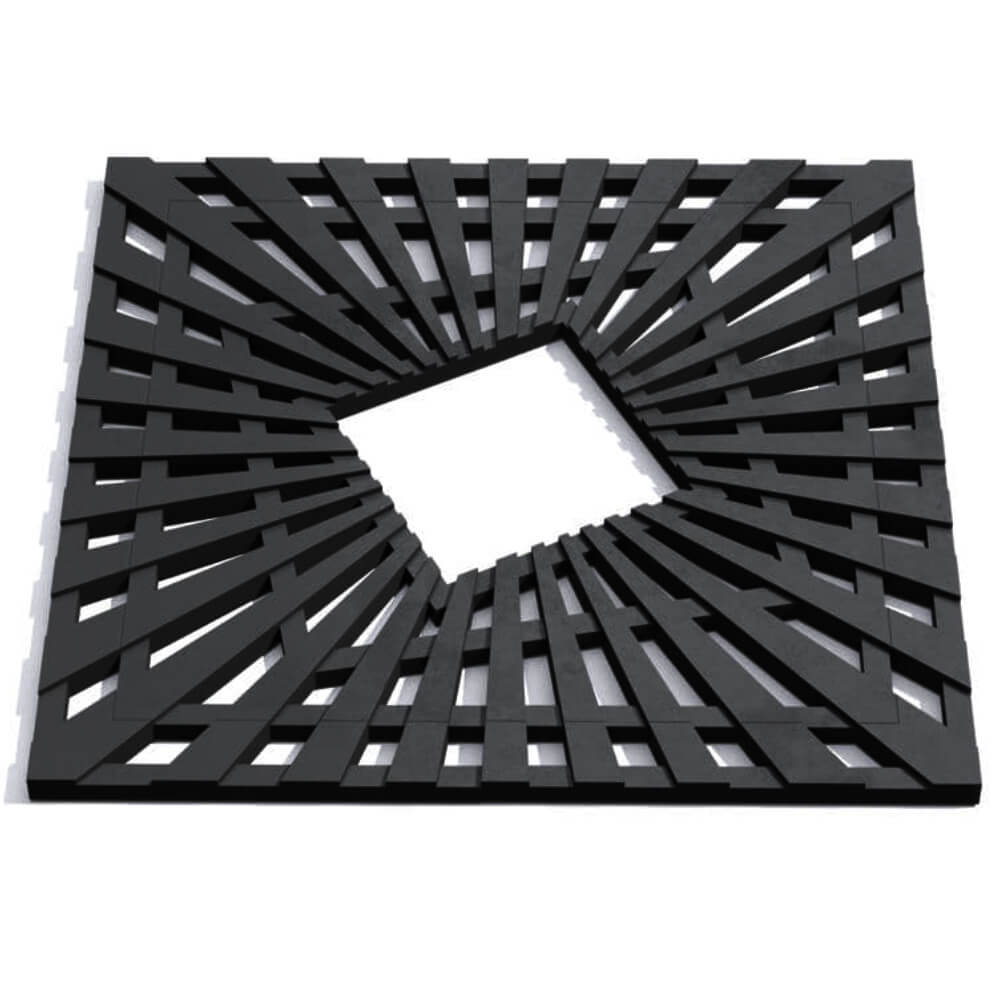 Приствольная решетка для дерева ZKING ATMOSPHERE 1.2х1.2м Черная Владивосток фото