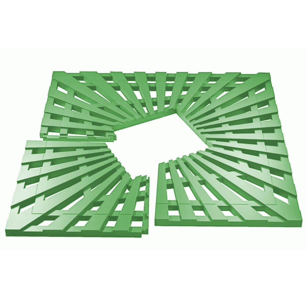 Приствольная решетка для дерева ZKING ATMOSPHERE 1.2х1.2м Зеленая в Владивостоке фото