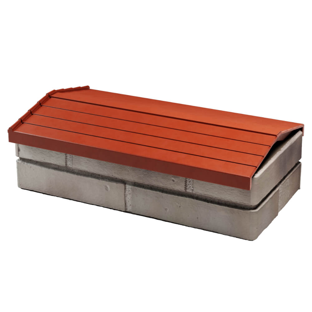 Парапет Zking Бона ХайТек Красный с посадкой на 1 кирпич (200/225/255мм) в Владивостоке фото