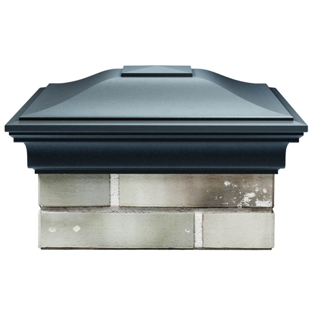 Колпак Zking Монблан Серый на столб 1.5х1.5 кирпича (385х385мм) Владивосток фото