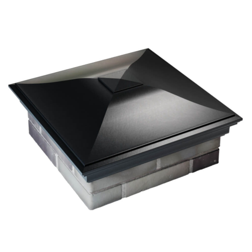 Колпак Zking Монблан Черный на столб 2х2 кирпича (515х515мм) Владивосток фото