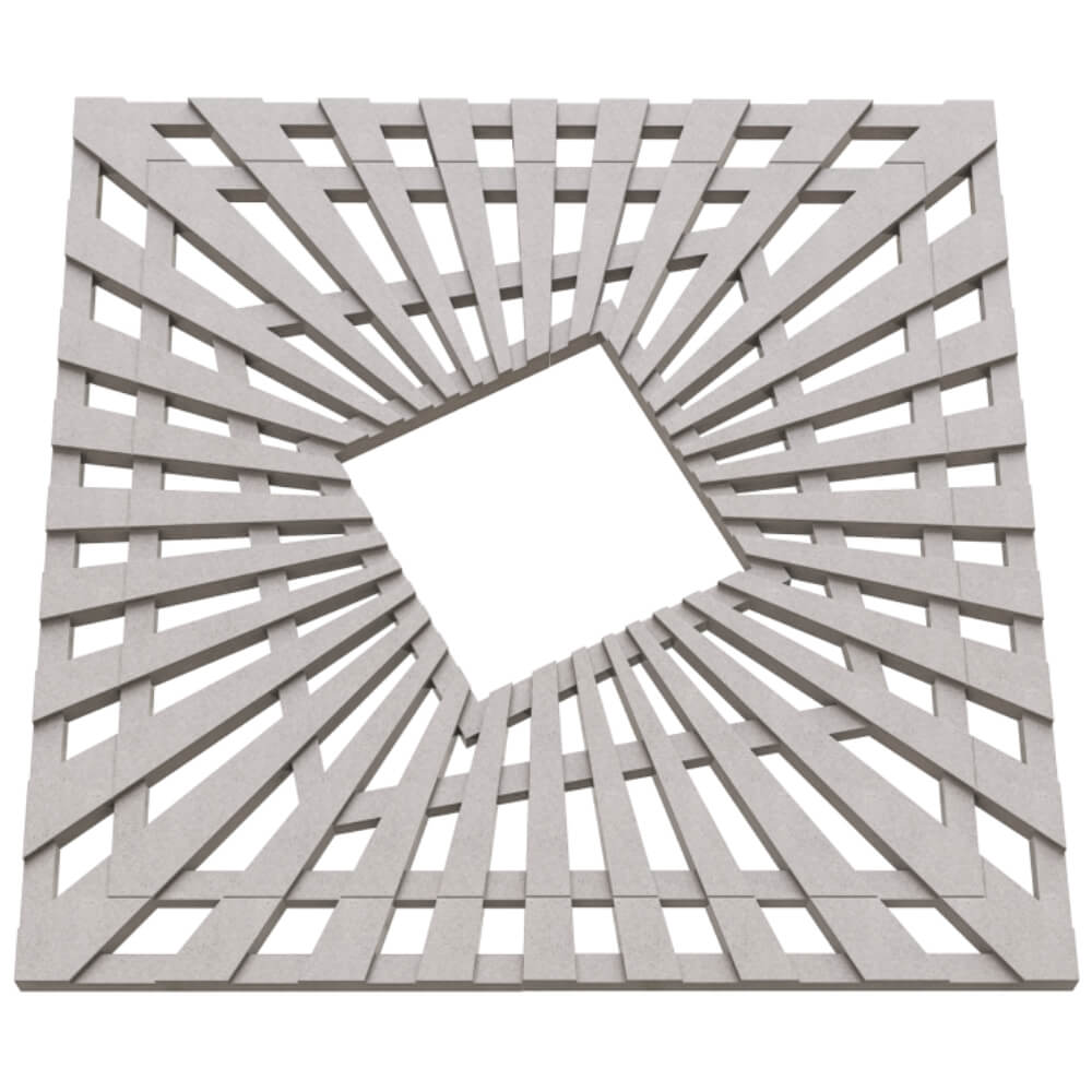 Приствольная решетка для дерева ZKING ATMOSPHERE 1.2х1.2м Бежевая в Владивостоке фото