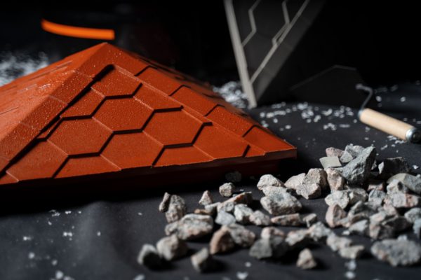 Колпак Zking Эверест Красный на столб 1.5х1.5 кирпича (390х390мм) в Владивостоке фото