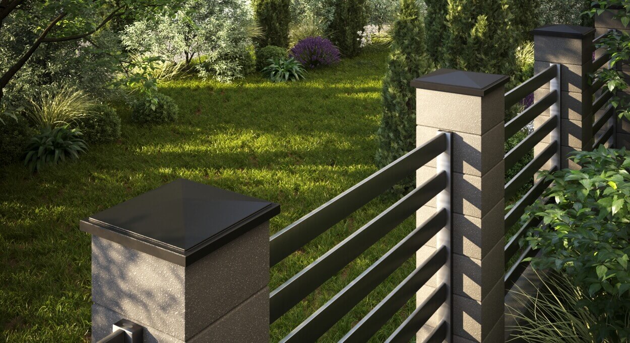 Колпак Zking БонаМоно Коричневый на столб 1.5х1.5 кирпича (385х385, 400х400мм) в Владивостоке фото