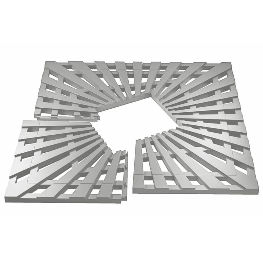 Приствольная решетка для дерева ZKING ATMOSPHERE 1.2х1.2м Бежевая в Владивостоке фото