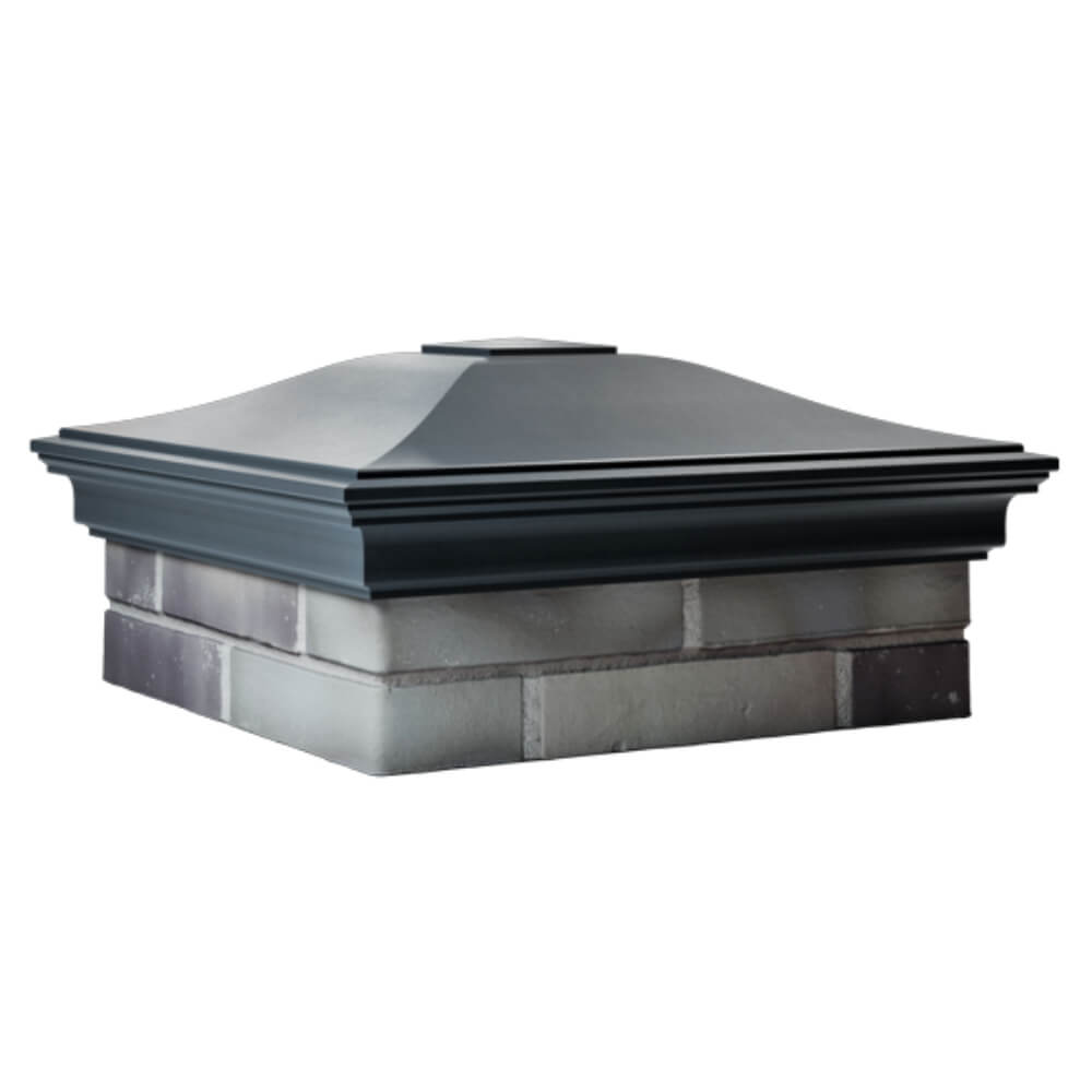 Колпак Zking Монблан Серый на столб 2х2 кирпича (515х515мм) в Владивостоке фото