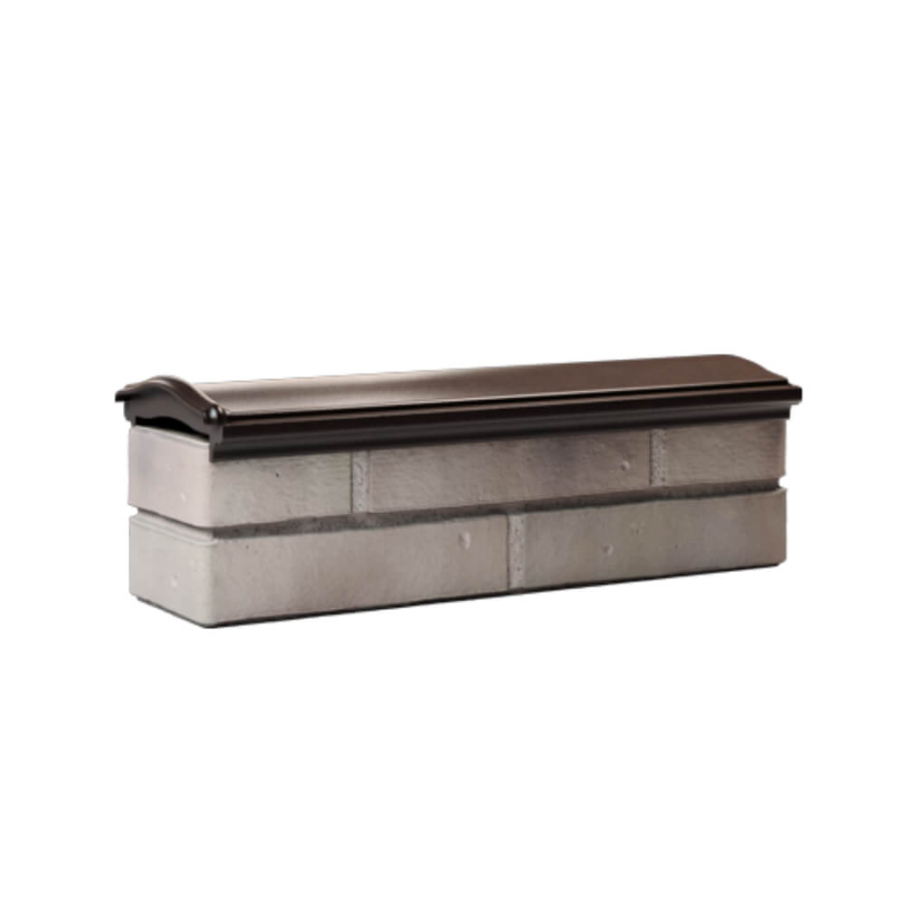 Парапет Zking Монблан Коричневый посадка на 0.5 кирпича (130мм) Владивосток фото