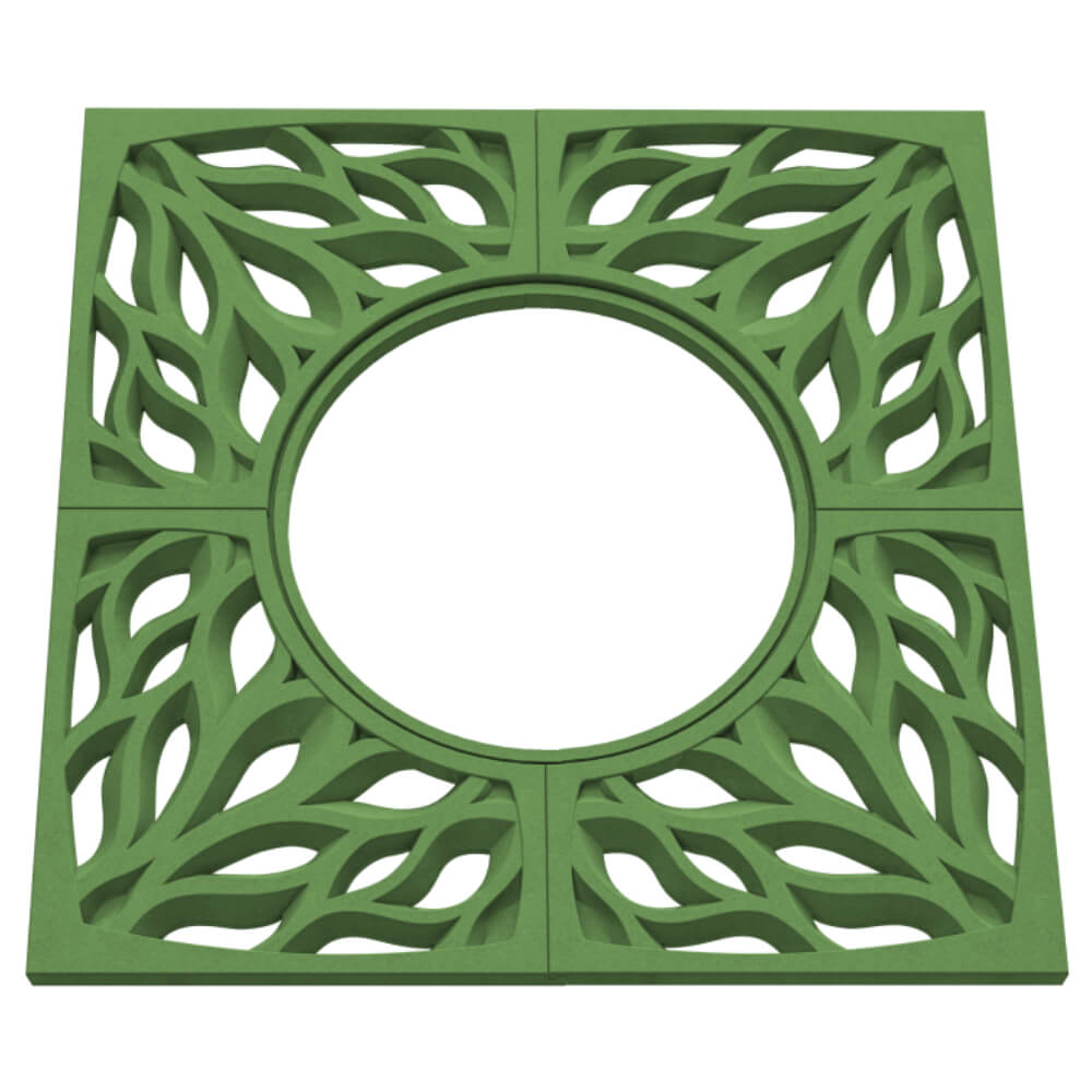 Приствольная решетка для дерева ZKING CRUST 1.2х1.2м Зеленая в Владивостоке фото