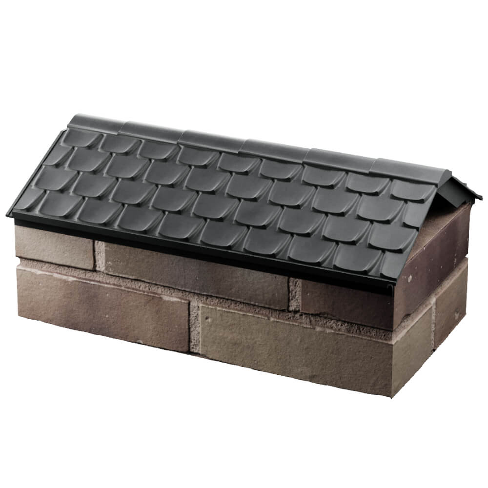 Парапет Zking Эльбрус Серый с посадкой на 1 кирпич (255мм) в Владивостоке фото