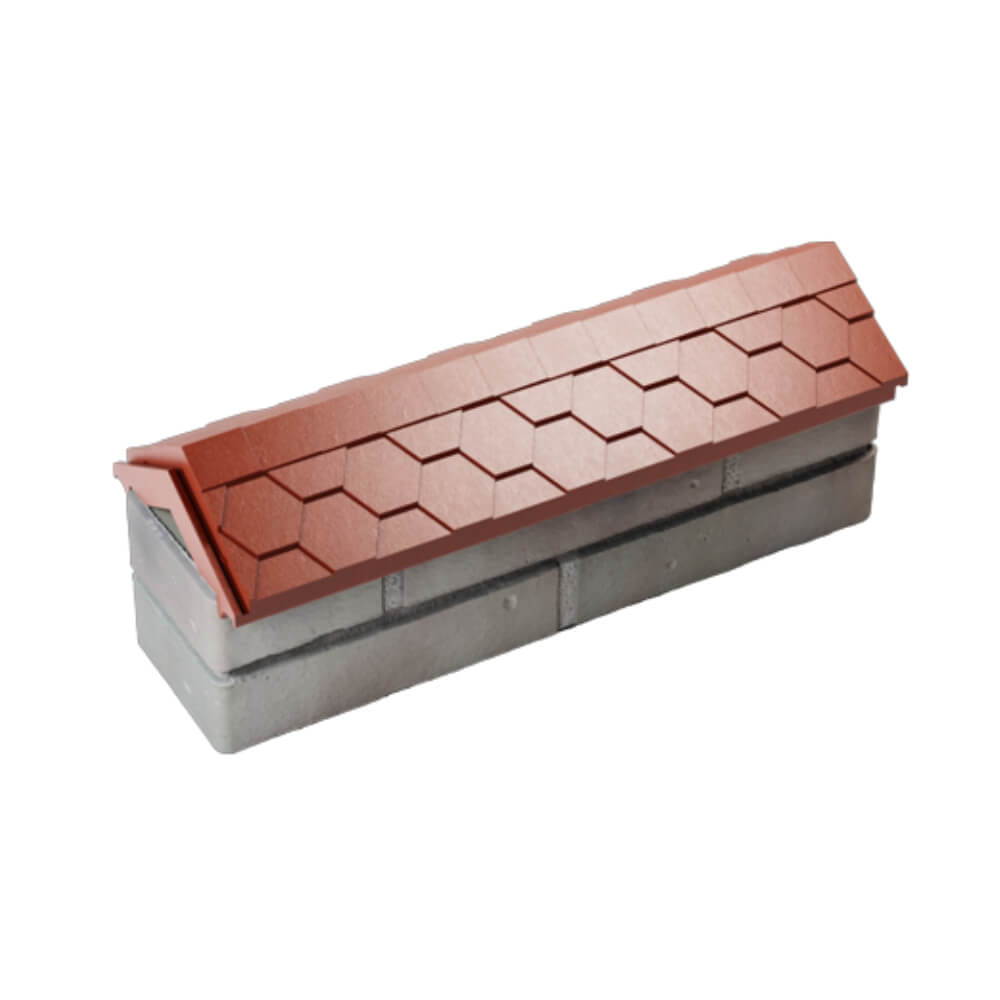 Парапет Zking Эверест Красный с посадкой на 0.5 кирпича (130мм) в Владивостоке фото