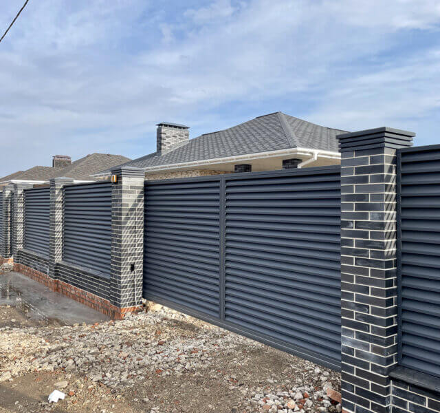 Колпак Zking Бона ХайТек Серый на столб 1.5х1.5 кирпича (385х385мм) в Владивостоке фото