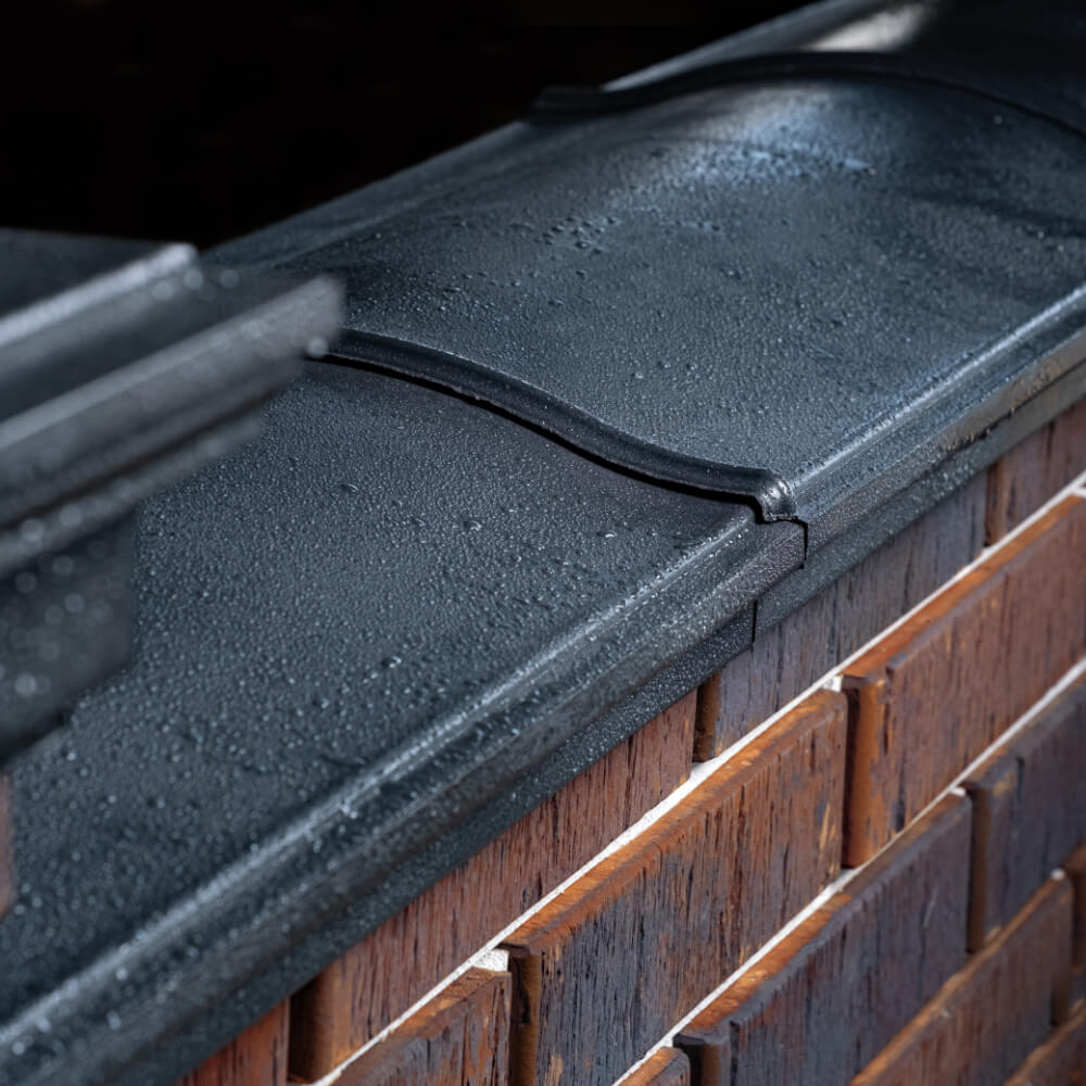 Парапет Zking Монблан Черный посадка на 0.5 кирпича (130мм) в Владивостоке фото