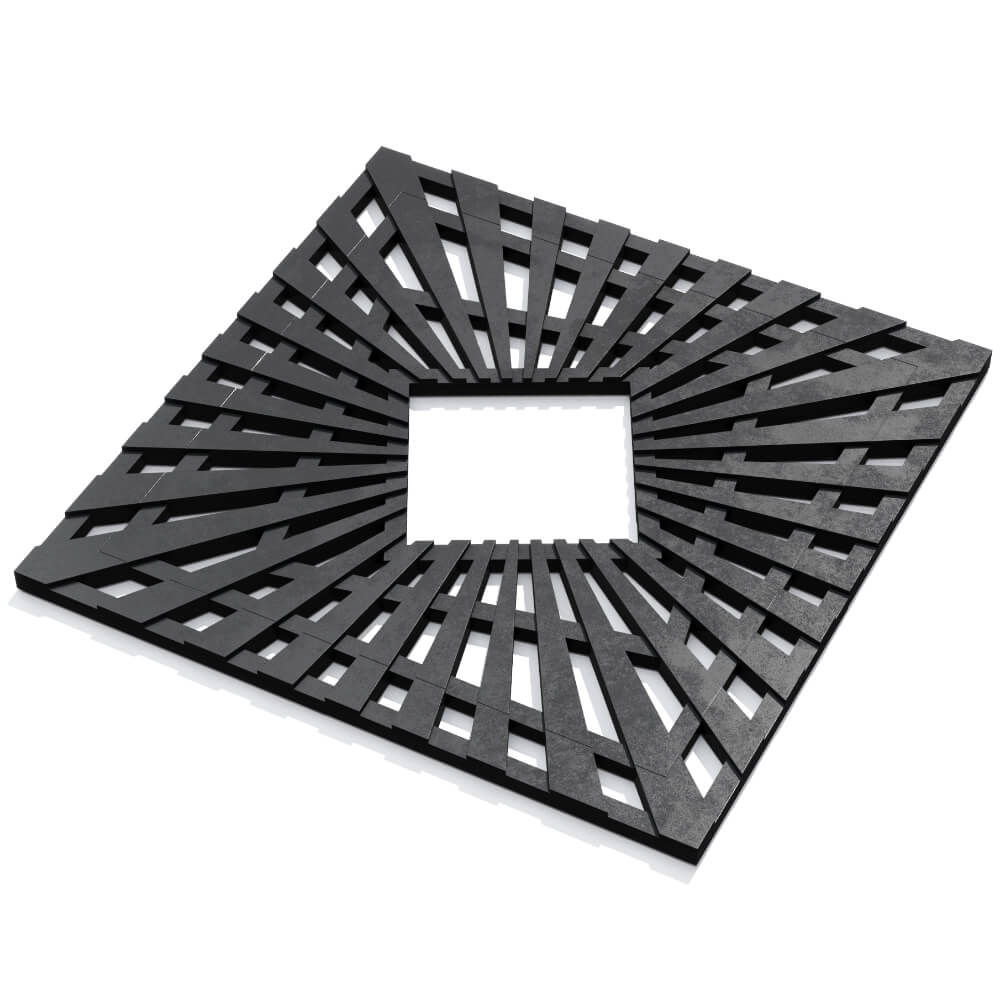 Приствольная решетка для дерева ZKING ATMOSPHERE 1.2х1.2м Черная в Владивостоке фото