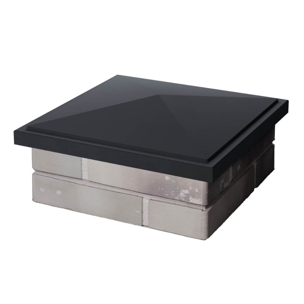 Колпак Zking БонаМоно Серый на столб 1.5х1.5 кирпича (385х385, 400х400мм) в Владивостоке фото