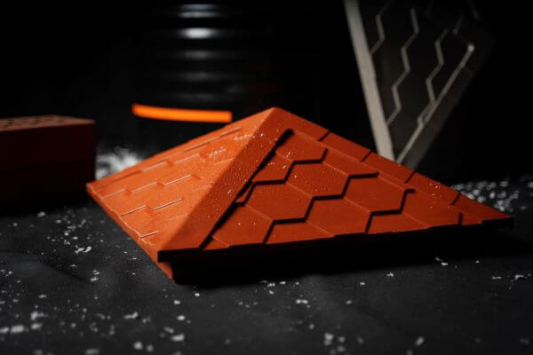 Колпак Zking Эверест Красный на столб 1.5х1.5 кирпича (390х390мм) в Владивостоке фото