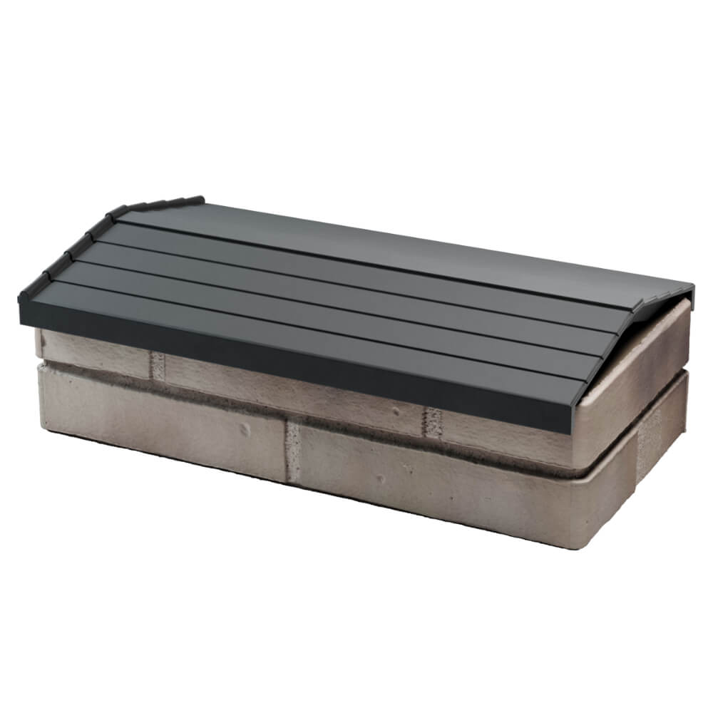 Парапет Zking Бона ХайТек Серый с посадкой на 1 кирпич (200/225/255мм) в Владивостоке фото