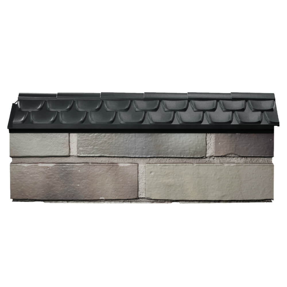 Парапет Zking Эльбрус Черный с посадкой на 0.5 кирпича (130мм) в Владивостоке фото