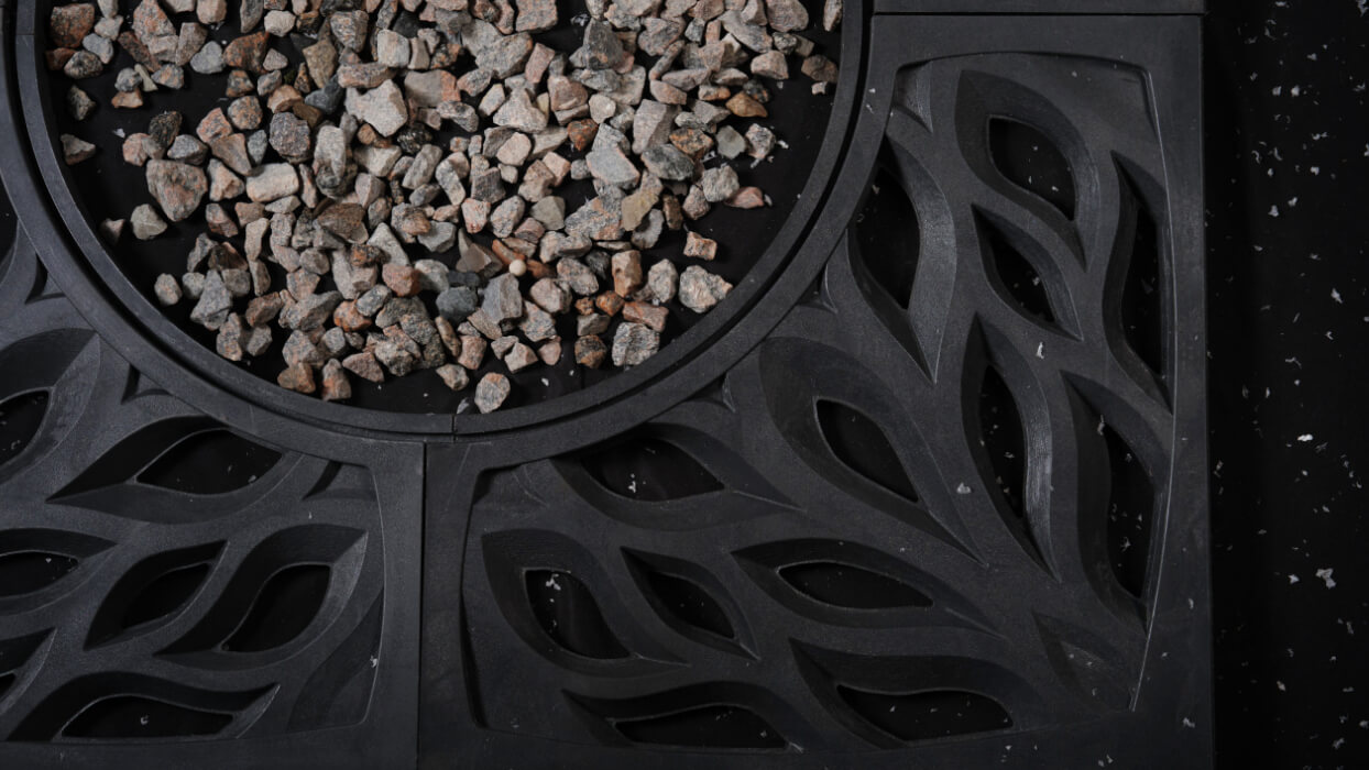 Приствольная решетка для дерева ZKING CRUST 1.2х1.2м Черная в Владивостоке фото