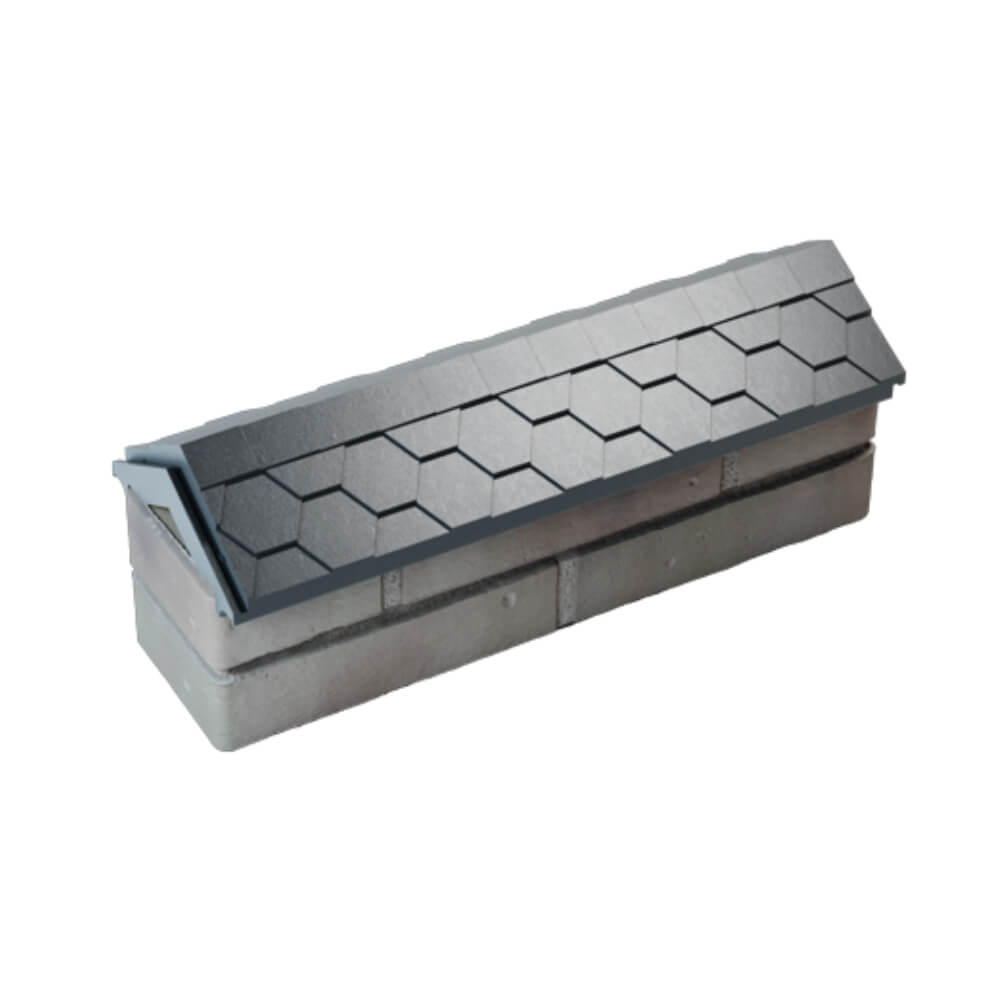 Парапет Zking Эверест Серый с посадкой на 0.5 кирпича (130мм) в Владивостоке фото